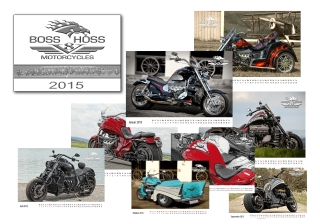 Kalender - Calendar  Boss Hoss 2015